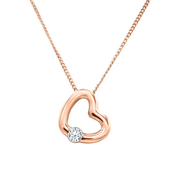 HALEY - 12mm x 15mm Heart Crystal Pendant - 20 Pack Pop Up Display - Hypoallergenic