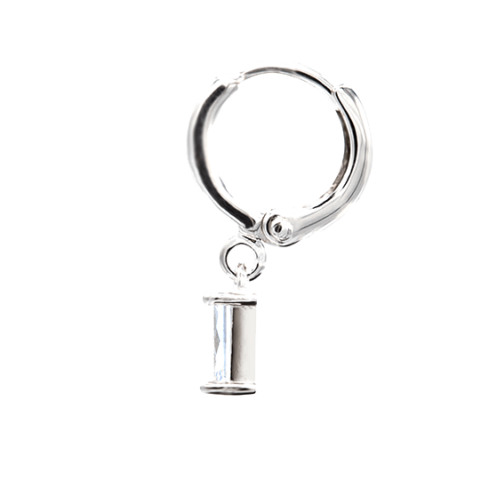 AMARA - Pack of 6 - 3mm x 6mm Drop Huggie Cubic Zirconia Earrings - Hypoallergenic - seona - beauty_salon_wholesale