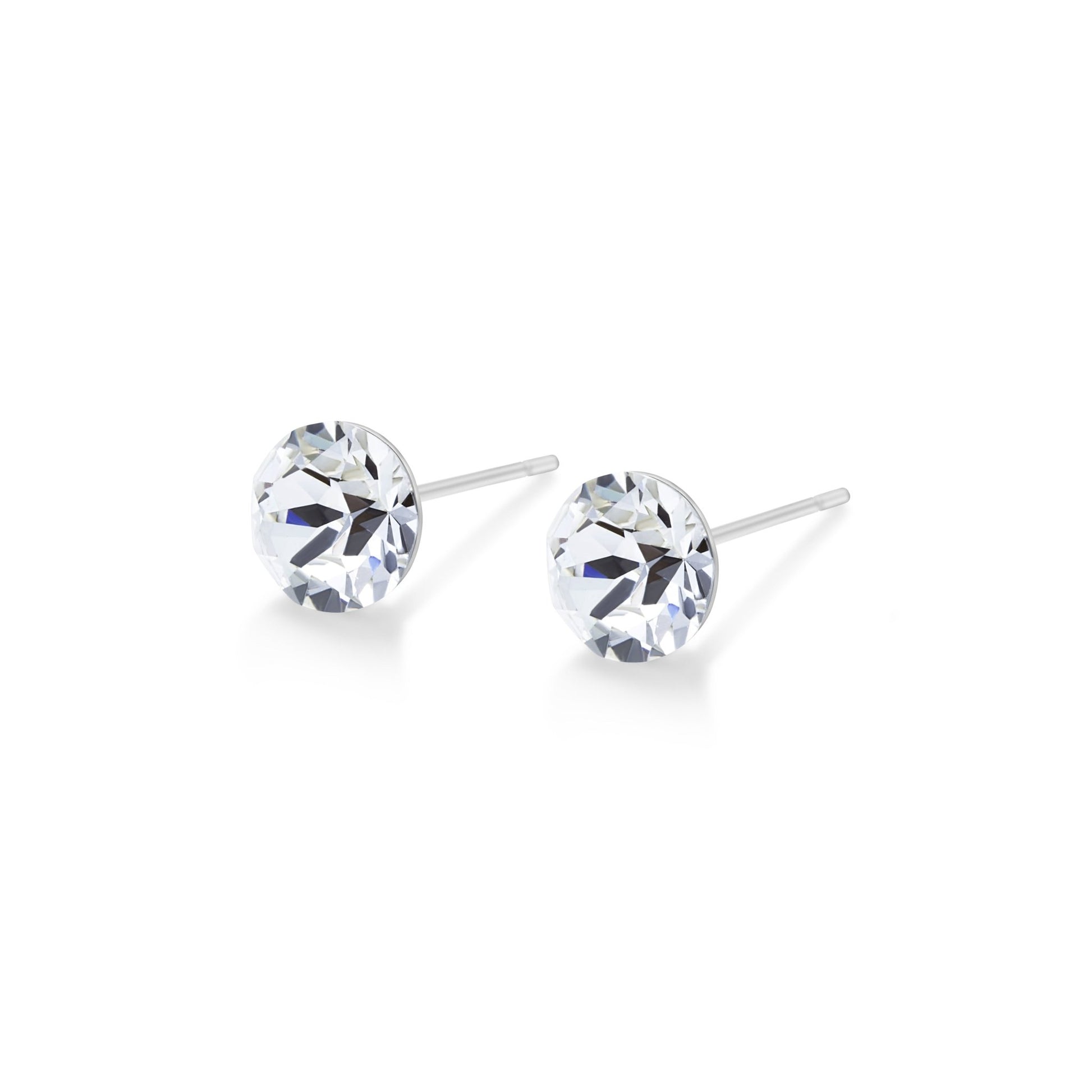 AURORA - 6.2mm Xirius Crystal Earrings - 20 Pack Pop Up Display - Hypoallergenic - Seona B2B - beauty_salon_wholesale