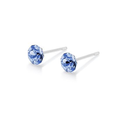 CLARA - 4.5mm Xirius Crystal Earrings - 20 Pack Pop Up Display - Hypoallergenic - Seona B2B - beauty_salon_wholesale