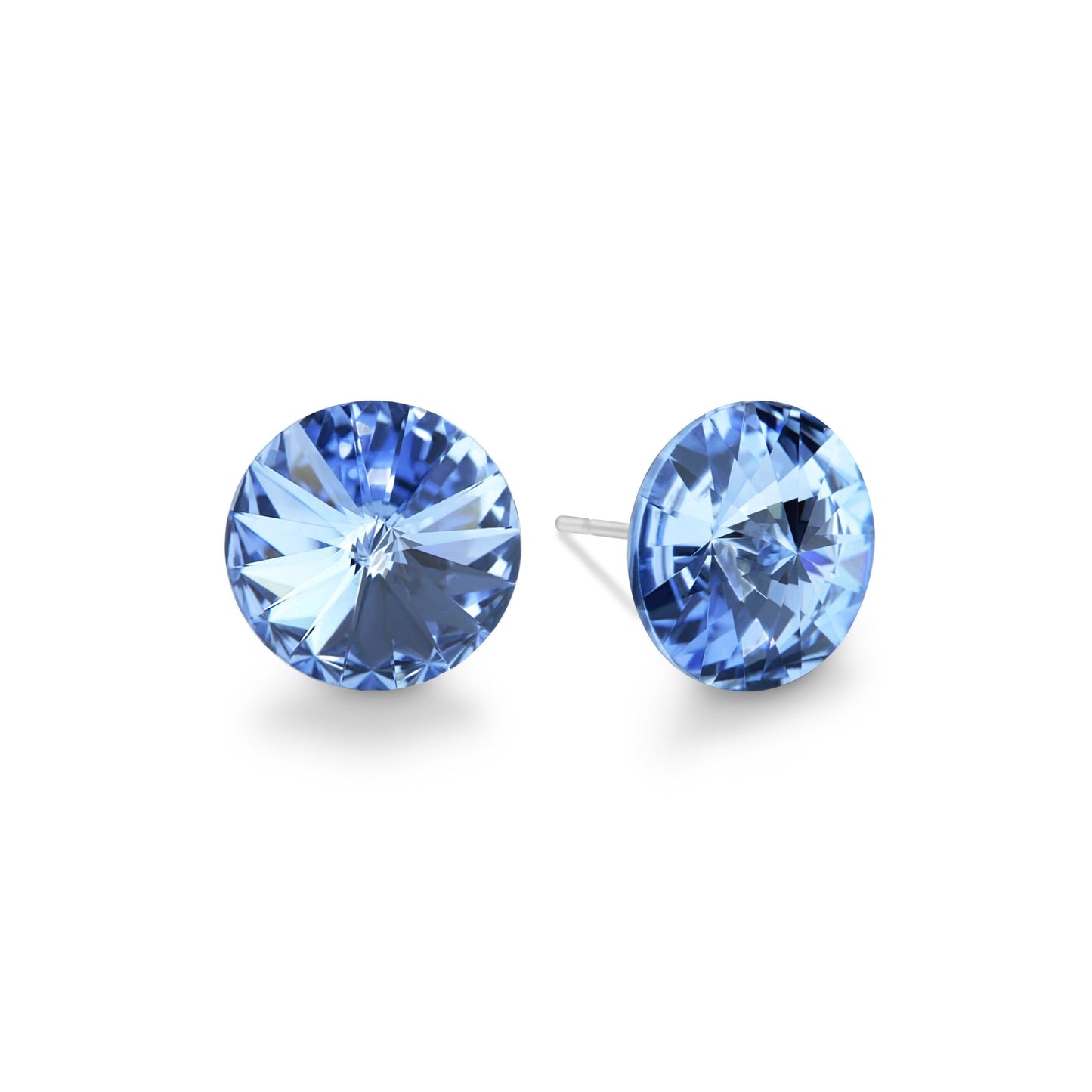 ELLA - 10.7mm Rivoli Crystal Earrings - 20 Pack Pop Up Display - Hypoallergenic - Seona B2B - beauty_salon_wholesale