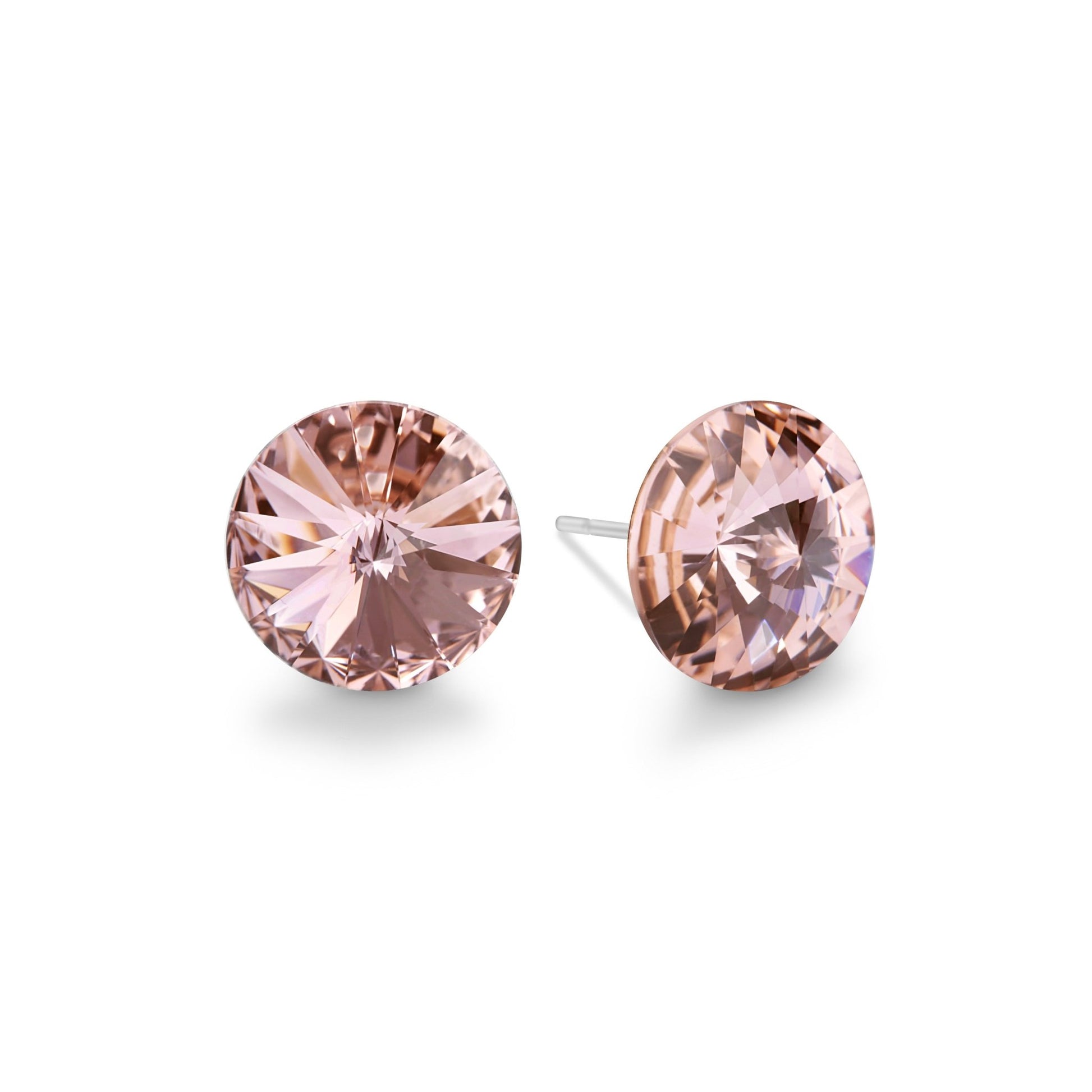 ELLA - 10.7mm Rivoli Crystal Earrings - 20 Pack Pop Up Display - Hypoallergenic - Seona B2B - beauty_salon_wholesale