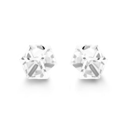 IRIS - 6mm Cubic Crystal Earrings - 20 Pack Pop Up Display - Hypoallergenic - Seona B2B - beauty_salon_wholesale