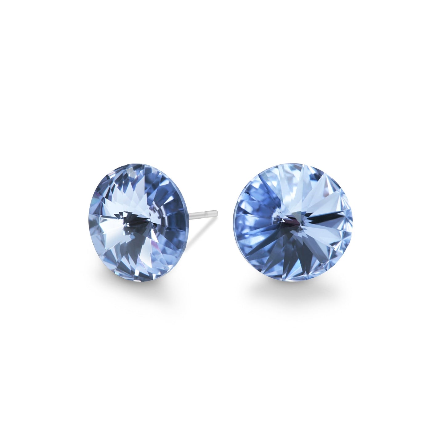 MILA - 8.3mm Rivoli Crystal Earrings - 20 Pack Pop Up Display - Hypoallergenic - Seona B2B - beauty_salon_wholesale