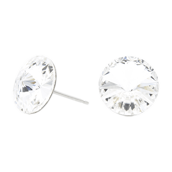 ELLA - 10.7mm Rivoli Crystal Earrings - 20 Pack Pop Up Display - Hypoallergenic - seona - beauty_salon_wholesale