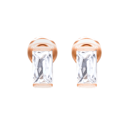 RHEA - 3mm x 5mm Rectangle Cubic Zirconia Earrings - 20 Pack Pop Up Display - Hypoallergenic - seona - beauty_salon_wholesale